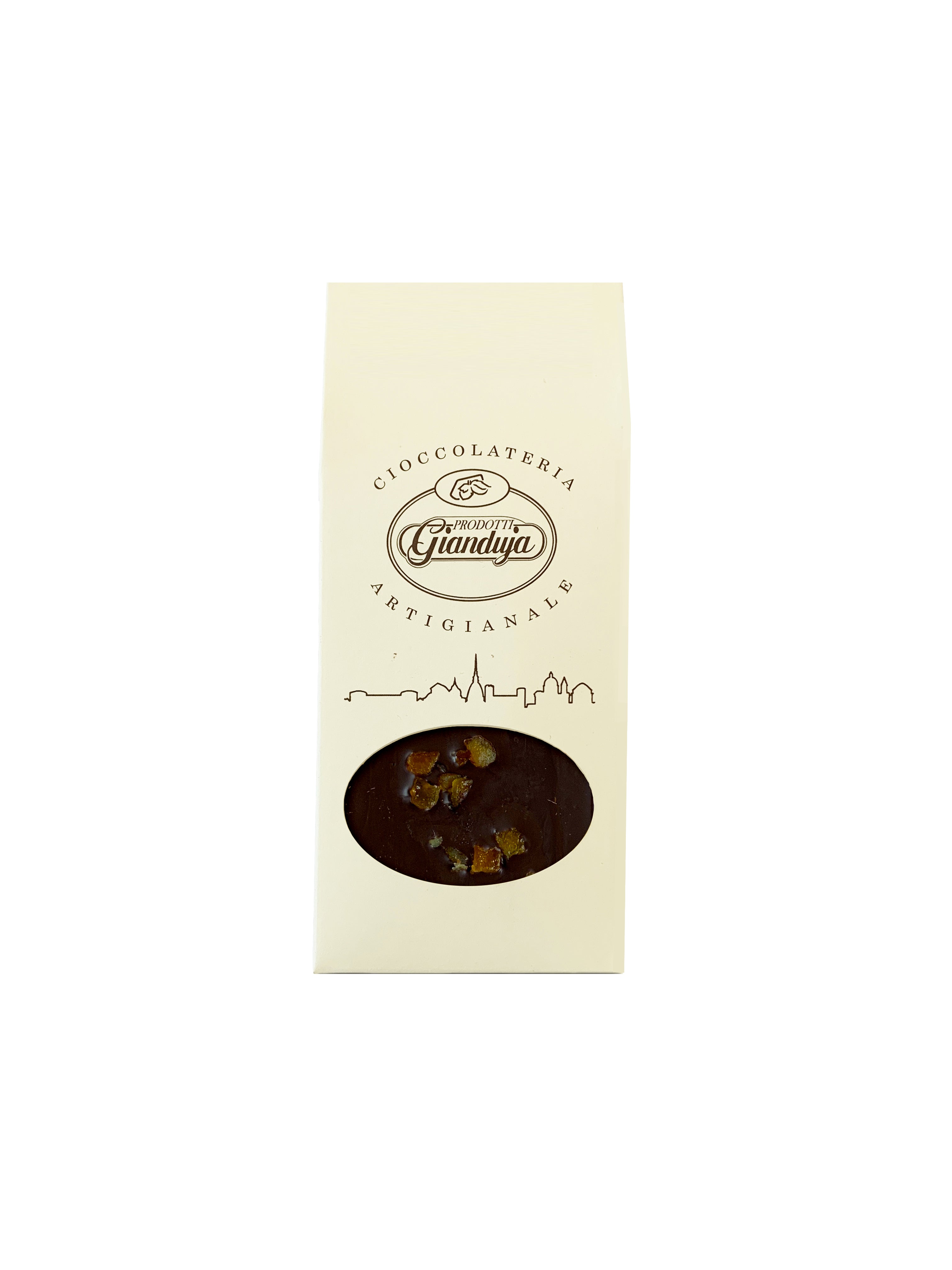 Dark Chocolate Bar with Candied Orange