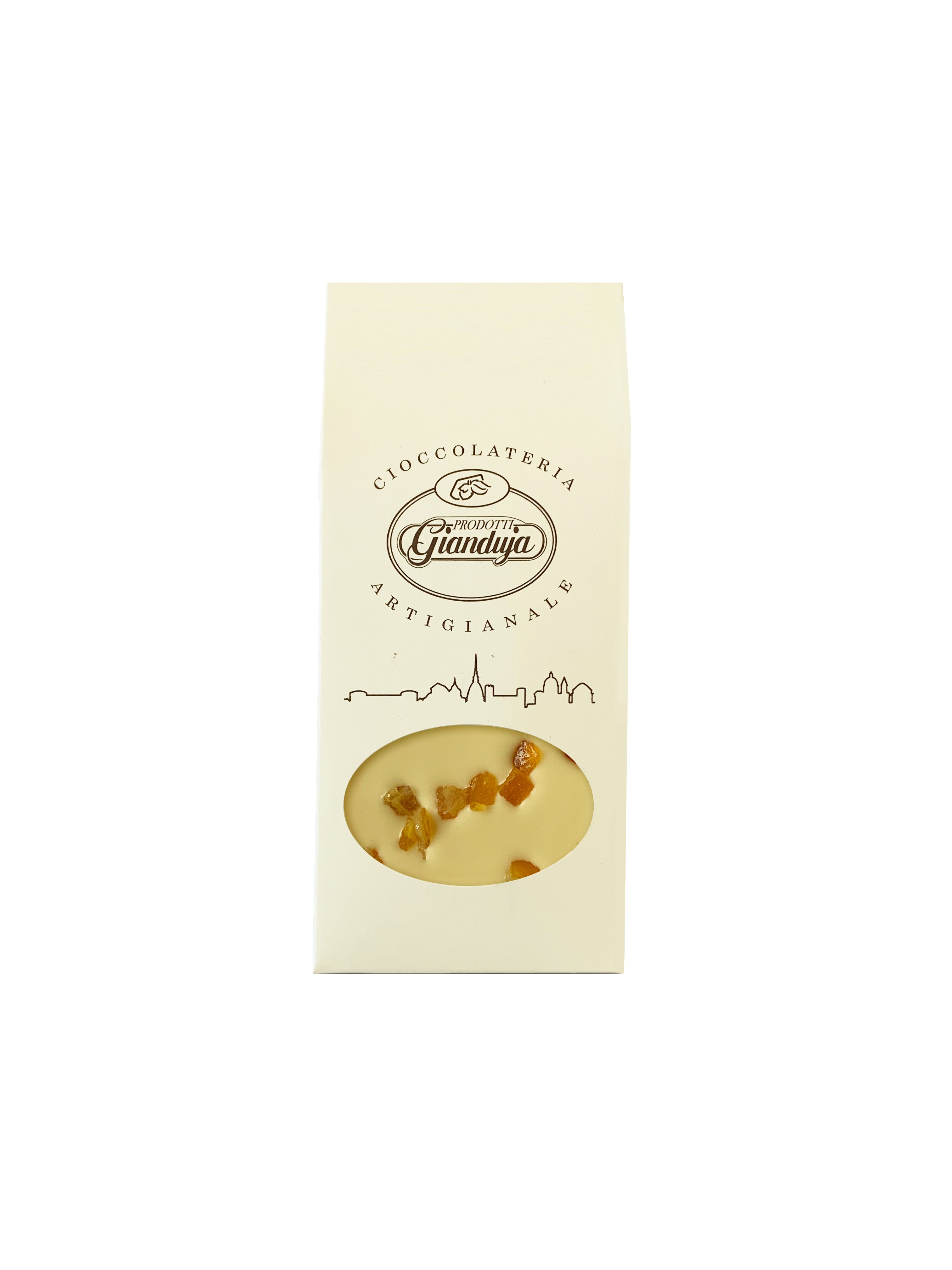 White Chocolate Bar with Candied Orange